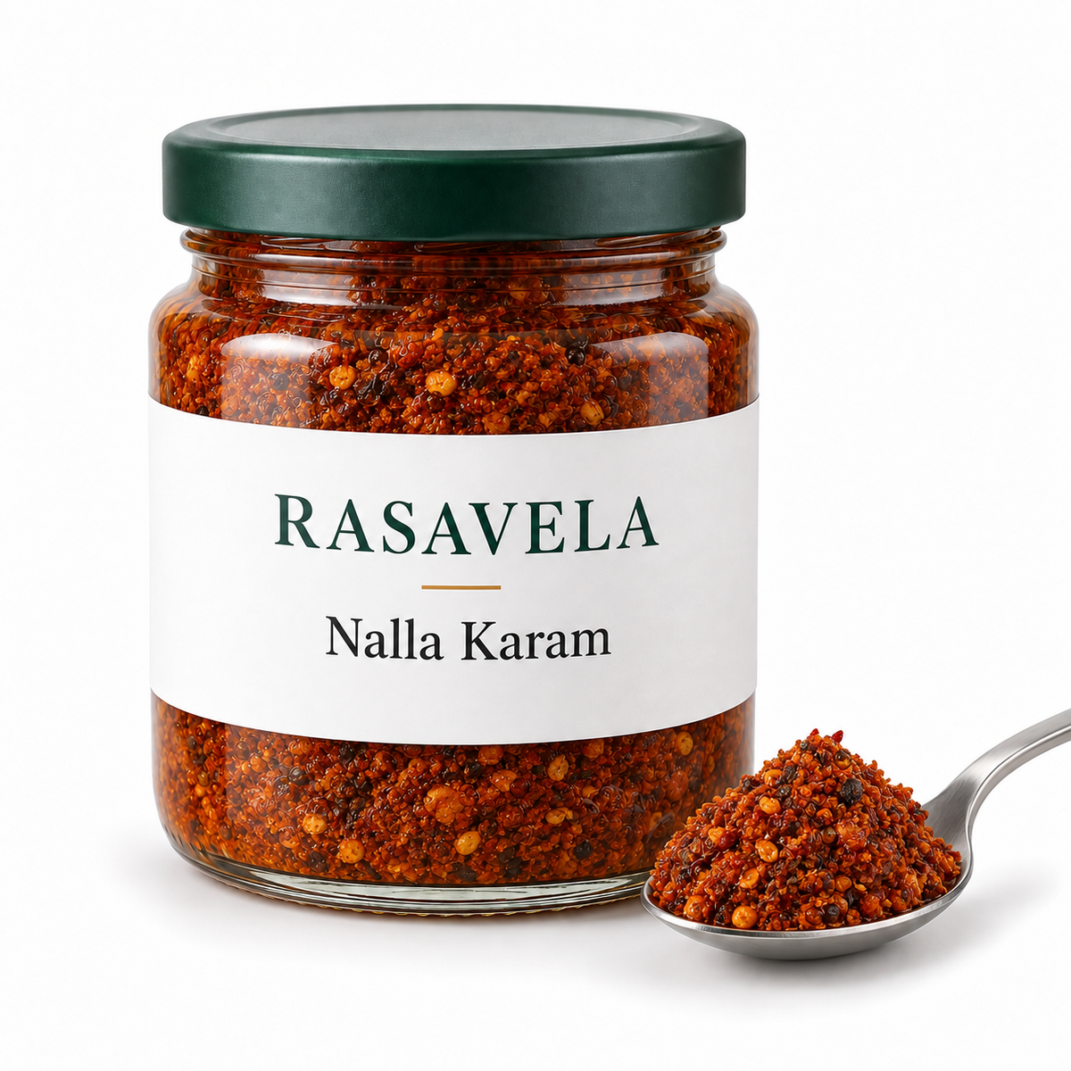 Nalla Karam — illustrative Rasavela packaging